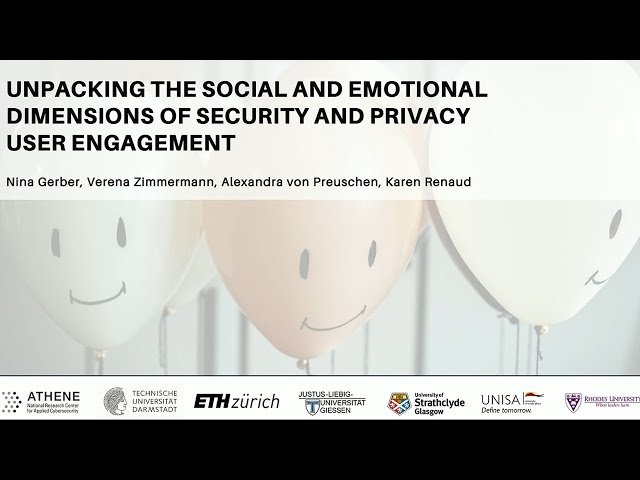 Unpacking the Social and Emotional Dimensions of Security and Privacy User Engagement