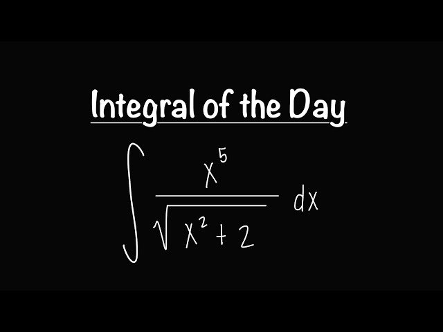 Solving Complex Integrals Using Trigonometric Substitution - February 18, 2025