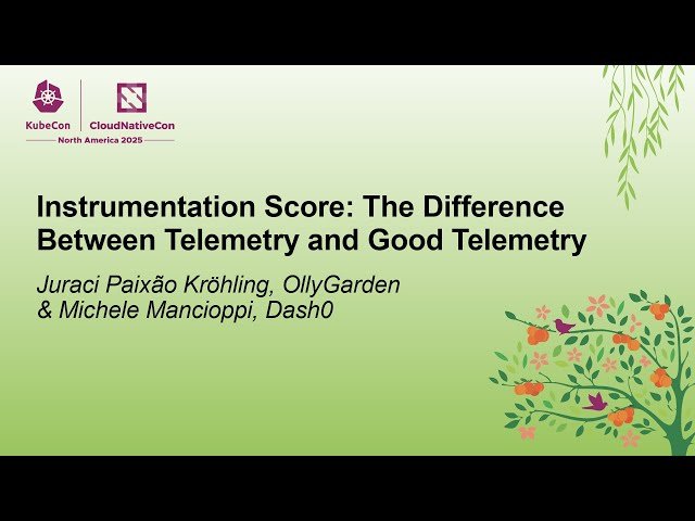 Instrumentation Score - The Difference Between Telemetry and Good Telemetry