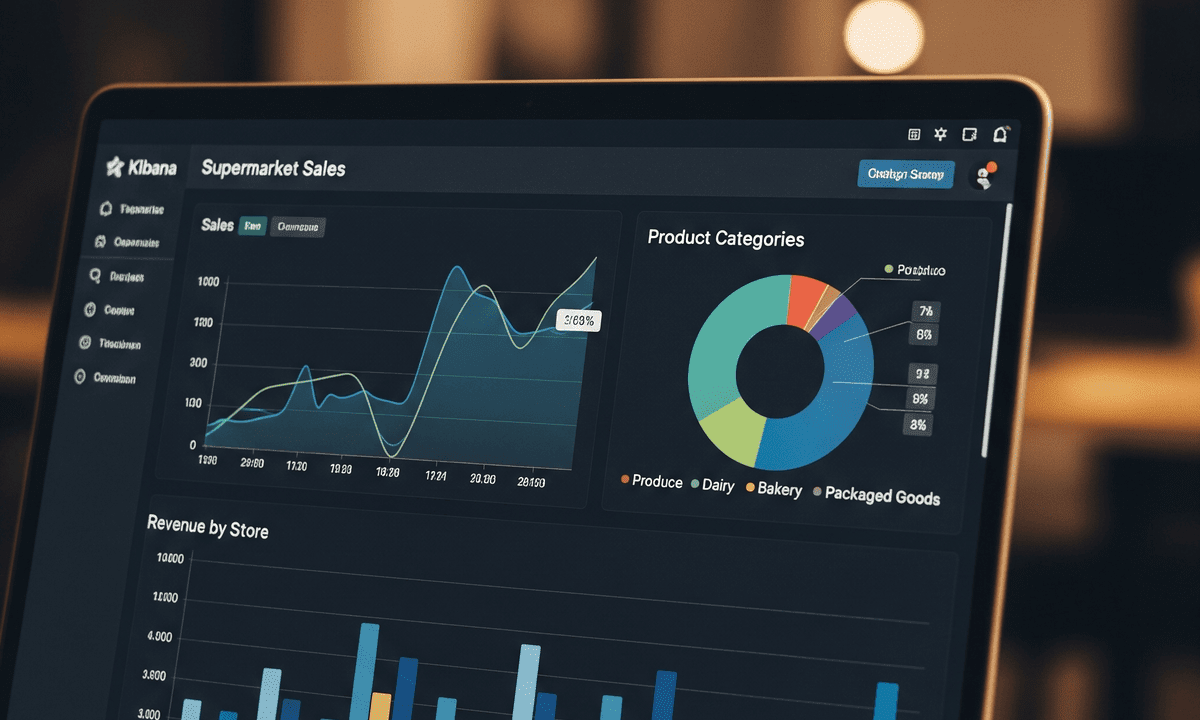 Visualize Supermarket Sales with Kibana