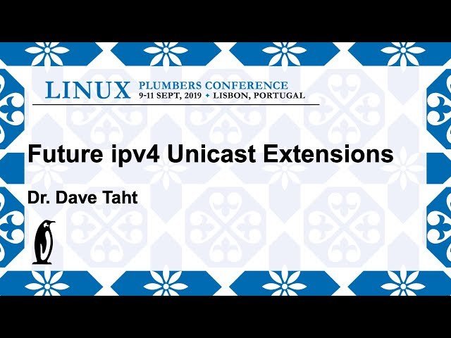 Future IPv4 Unicast Extensions