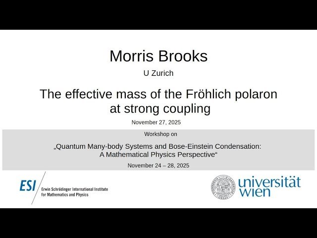 The Effective Mass of the Fröhlich Polaron at Strong Coupling
