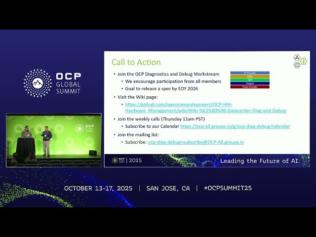 Introduction to OCP Diagnostics and Debug Workstream