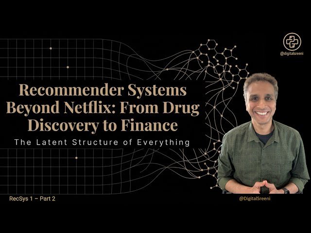 Recommender Systems Beyond Netflix - From Drug Discovery to Finance