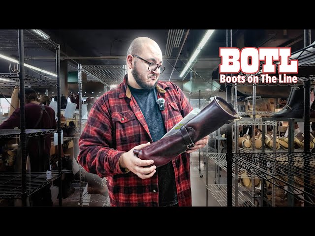 They Put What Through a Sander - Behind the Scenes Boot Making Process