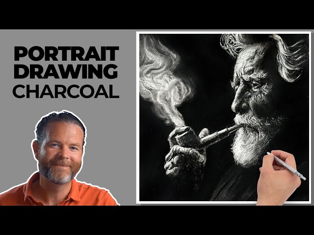Portrait Drawing with Charcoal