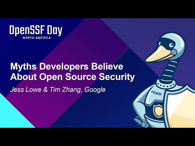 Myths Developers Believe About Open Source Security