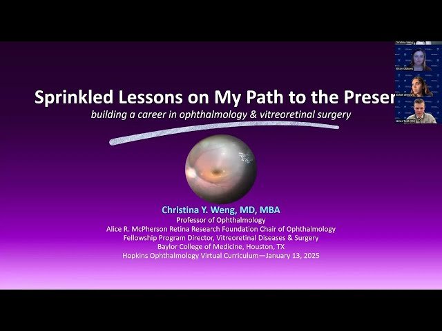 Hopkins Virtual Ophthalmology Curriculum - Lessons for the Next Generation of Physicians