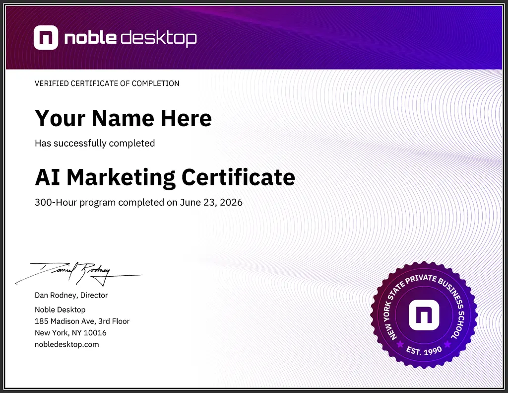 AI Marketing Bootcamp
