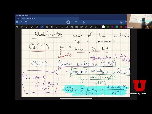 Data Mining Lecture 24 - Graph Communities
