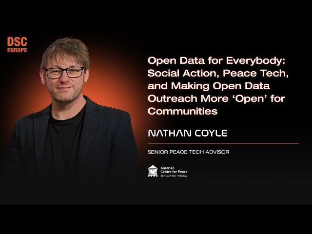 Open Data for All: Social Action, Peace Tech and Community Outreach