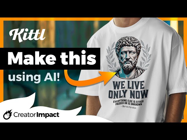 AI-Powered T-Shirt Design Tutorial for Print on Demand Using Kittl