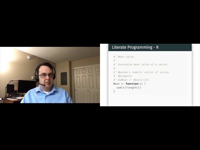 Literate Statistical Programming for Reproducible Data Science