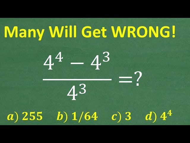 Solving Powers and Exponents - A Step-by-Step Problem Without Calculator