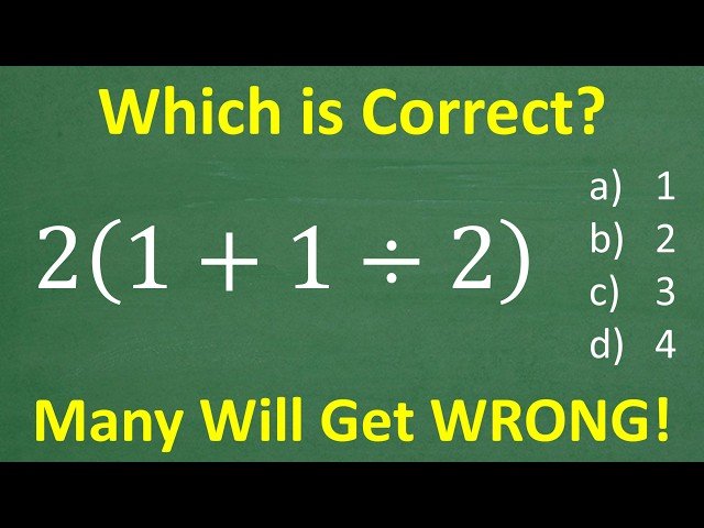 Understanding Order of Operations - PEMDAS and Common Mathematical Mistakes