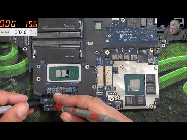 Dell Precision 7560 Board Repair - Dead, Not Charging Expected Fault