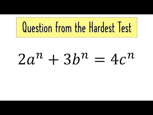 For Which Values of n Can You Find an Integer Solution?