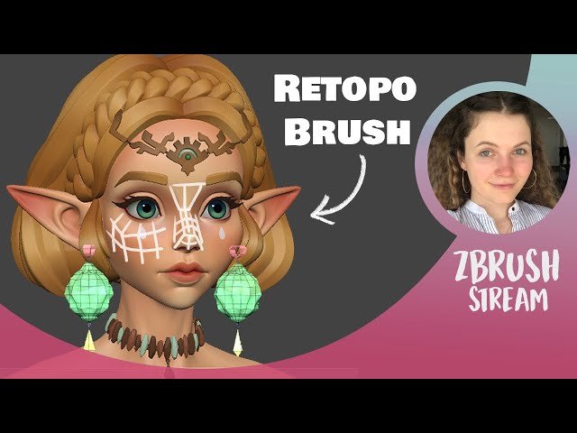 Let's Try Out the Retopology Brush! - ZBrush 2026