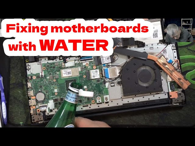 Can We Fix a Motherboard with Water - Lenovo V15 G4 Charging but Not Coming ON Board Repair