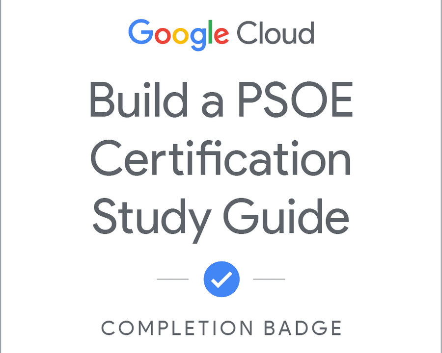 Build a PSOE Certification Study Guide