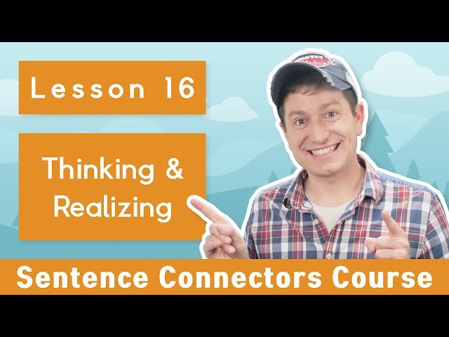 Korean Sentence Connectors - Thinking and Realizing - #16