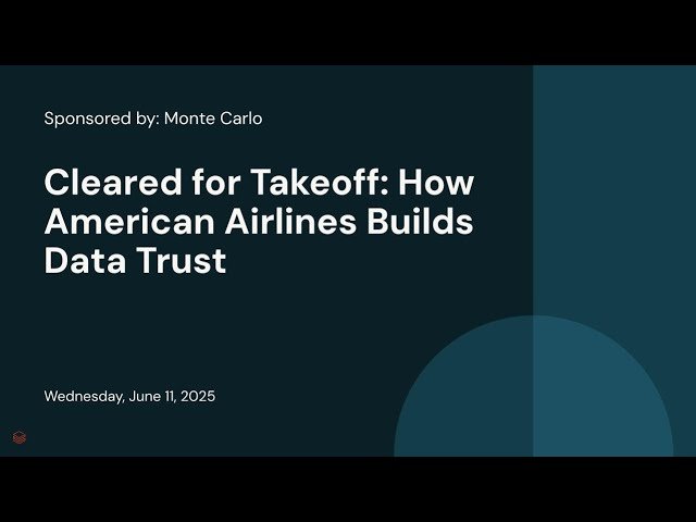 Cleared for Takeoff - How American Airlines Builds Data Trust