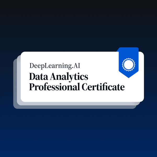 DeepLearning.AI Data Analytics