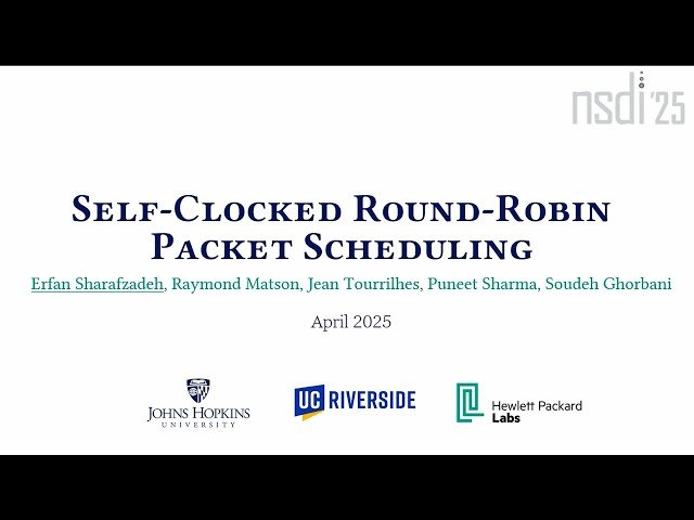 Self-Clocked Round-Robin Packet Scheduling