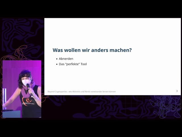 Beyond Cryptopartys - Wie Aktivistis und Nerds voneinander lernen können