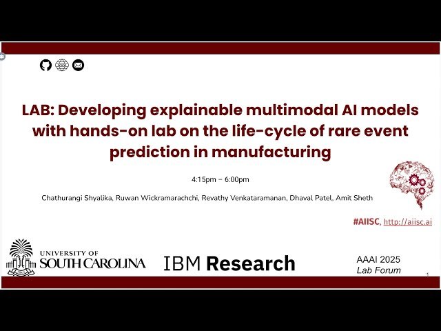 Developing Explainable Multimodal AI Models on the Life-Cycle of Rare Event Prediction