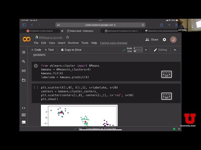 Foundations of Data Analysis - Lecture 23