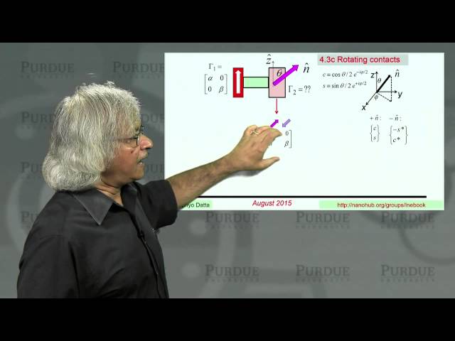 Fundamentals of Nanoelectronics Part B - Spin Circuit - Lecture 4.3