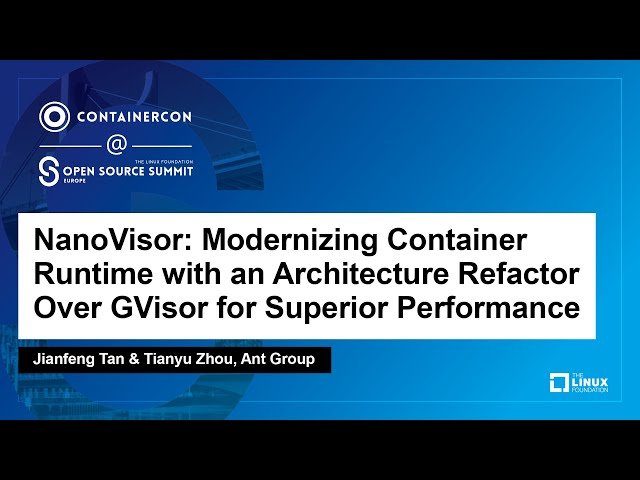 NanoVisor: Modernizing Container Runtime with Architecture Refactor for Superior Performance