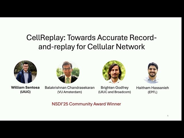 CellReplay - Towards Accurate Record-and-Replay for Cellular Networks