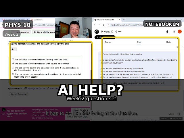 Physics 10 - AI Resources Demo for Kinematics and Problem-Solving - Week 2