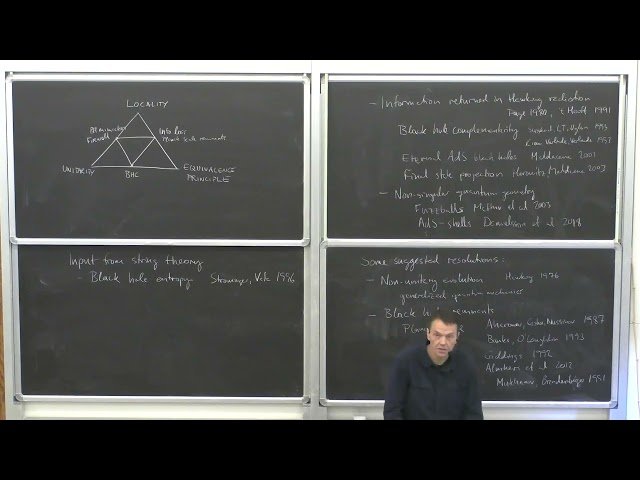 Black Hole Thermodynamics - Lecture VII Part 2