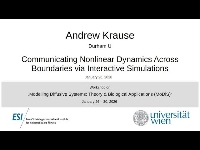 Communicating Nonlinear Dynamics Across Boundaries via Interactive Simulations