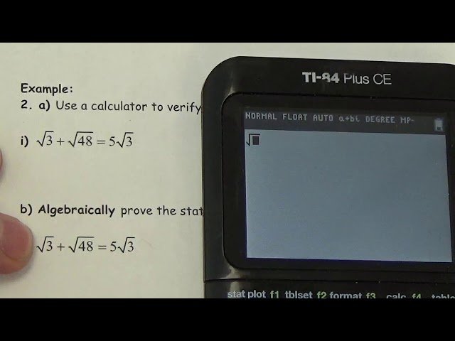 Radicals - Adding, Subtracting, Multiplying, Dividing, and Solving Radical Equations