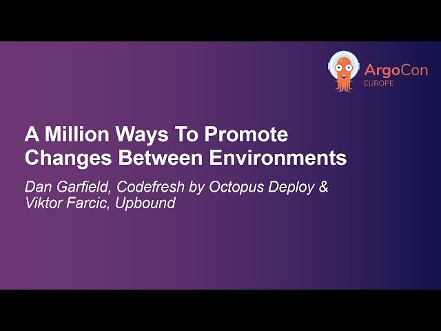 A Million Ways To Promote Changes Between Environments