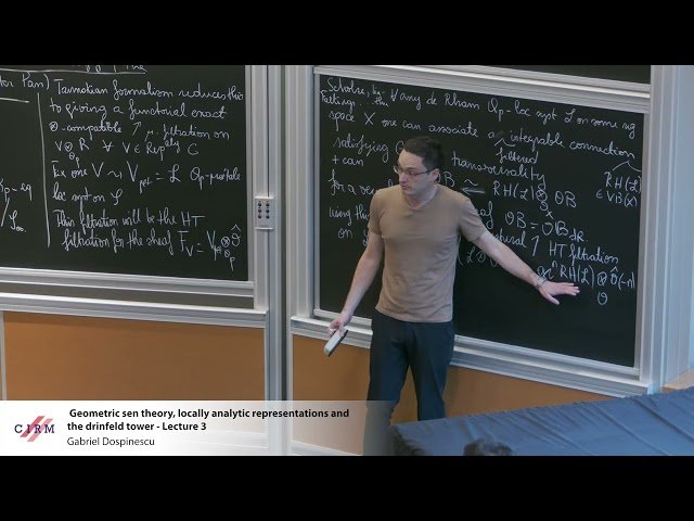 Geometric Sen Theory, Locally Analytic Representations and the Completed Cohomology of Shimura Varieties - Lecture 3