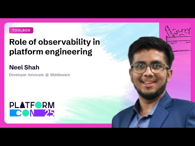 Role of Observability in Platform Engineering