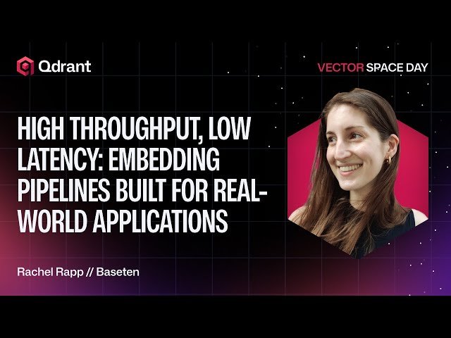 High-Throughput, Low-Latency Embedding Pipelines for Real-World Applications