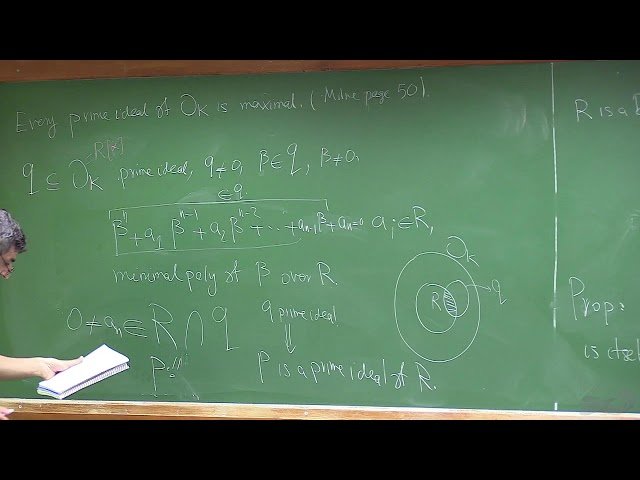 Teoria Álgebrica dos Números - 16/01/2025 - Aula 05