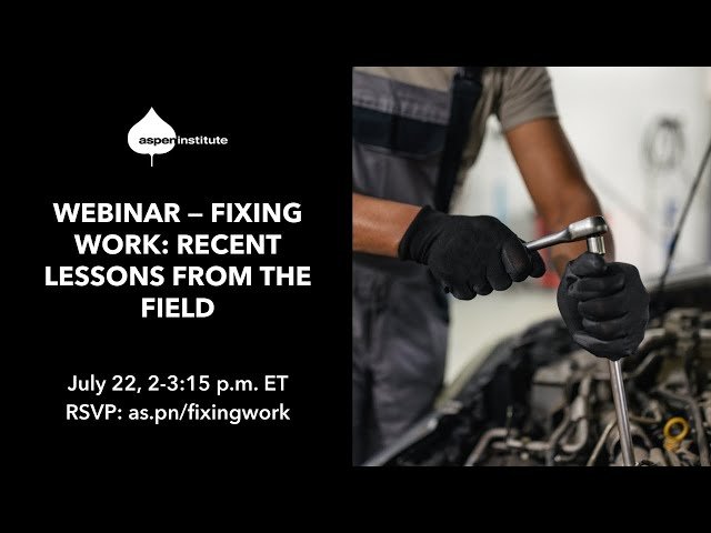 Fixing Work - Recent Lessons from the Field