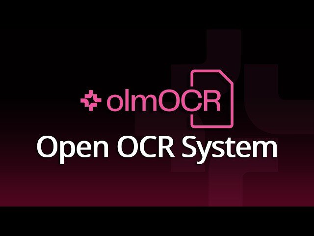 OlmOCR - Introduction to the Allen AI Open OCR System