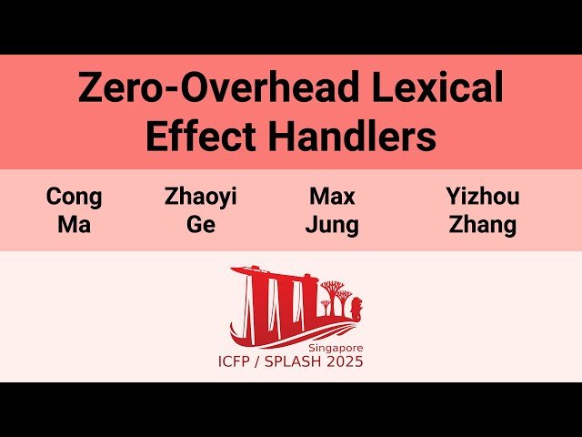 Zero-Overhead Lexical Effect Handlers