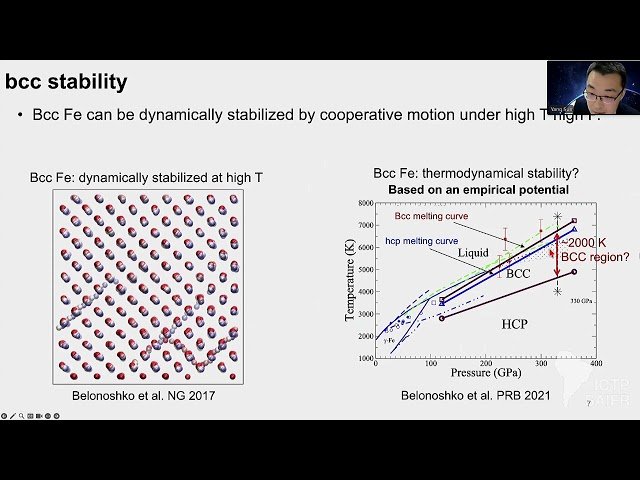 Simulations of Iron Alloy Under the Earth's Core Conditions