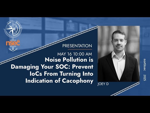 Noise Pollution is Damaging Your SOC