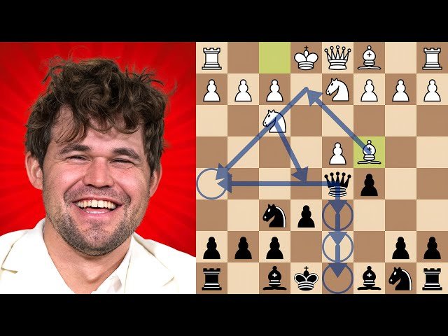 Carlsen's French Defense Victory Against Tarrasch Variation in 10 Moves
