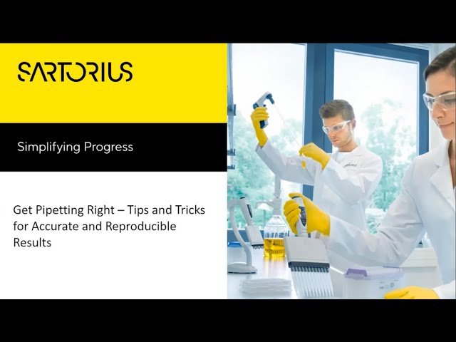 Get Pipetting Right - Tips and Tricks for Accurate and Reproducible Results